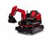 Excavator electric kinderauto x7 2x 55w 12v 12ah scaun tapitat telec 865080 poza 2