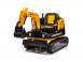 Excavator electric kinderauto x7 2x 55w 12v 12ah scaun tapitat telec 865080 poza 3
