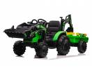 Tractoras electric Kinderauto 720-T, 90W, cupa si incarcator incluse, 12V
