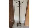 vechi cuier din lemn curbat tip thonet cuier haine suport palarii vintage