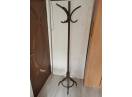 vechi cuier din lemn curbat tip thonet cuier haine suport palarii vintage