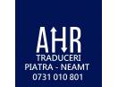 Traducatori Piatra-Neamt + Romania - AHR Traduceri rapide  - livrare acte acasa sau la firma