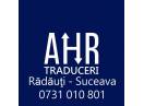 AHR Traduceri Suceava + Radauti - traducatori dedicati