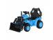Excavator electric pt. copii kinderauto bjty1066 2x 30w 6v cu rc 874310 poza 2