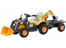 Tractoras electric pentru copii, Kinderauto BRJ1588, 2x 35W, 12V