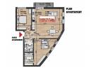 Apartament 3 camere, semifinisat, balcon, parcare, 2 bai, Iris