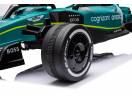 Masinuta electrica Formula 1 Aston Martin 24V, roti moi, scaun tapitat