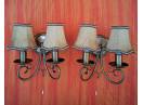 lampa lustra cu abajur veioza set aplica vintage cu intrerupator ptr perete sau tablie pat