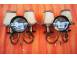 Lampa lustra cu abajur veioza set aplica vintage cu intrerupator ptr p 912531 poza 4