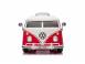 Masinuta electrica vw samba bus 2x 35w roti moi scaun tapitat 917262 poza 4