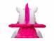Calut electric kindeplay unicorn pentru copii 3 4 ani 70w 12v roz 917302 poza 6