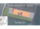 2,6 HA industrial Turda | PUZ + CU aprobate | Hală ~11.000 mp | 2,9 km A3