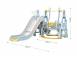 Ansamblu de joaca pentru copii kinderplay astronaut 5 in 1 tobogan 918928 poza 8