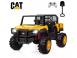 Utv electric pentru 2 copii caterpilar cat 2x45w 12v 10ah 919000 poza 1