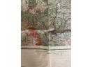 Harta topografica Predeal- Brasov, perioada interbelica