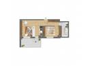 Apartament nou cu 2 camere, 56mp, etaj 1, cu garaj sub bloc