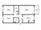 Apartament cu 3 camere decomandate, 68,[, finisat, mobilat si utilat, cu 2 bai in Plopilor