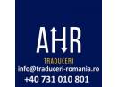 	TRADUCERI ACTE - acte de stare civila, de studii, certificate, caziere, documente notariale, permise de conducere, sentinte judecatoresti, invitatii pentru calatorii în strainatate, emigrare