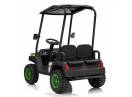 UTV electric pentru 4 copii, Kinderauto Golf-Kart 4x55W 12V cu roti moi, verde