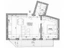 Apartament nou cu 2 camere, etaj 2, in Centru