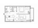 Apartament nou cu 2 camere, 61mp, etaj intermediar, cu parcare, in Centru
