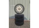 Set 4 jante tabla + capace + cauciucuri iarna SH Audi A4\A6 205 | 55 | R16
